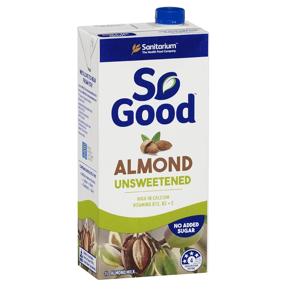 SO GOOD ALMOND MILK UNSWEETENED 1L