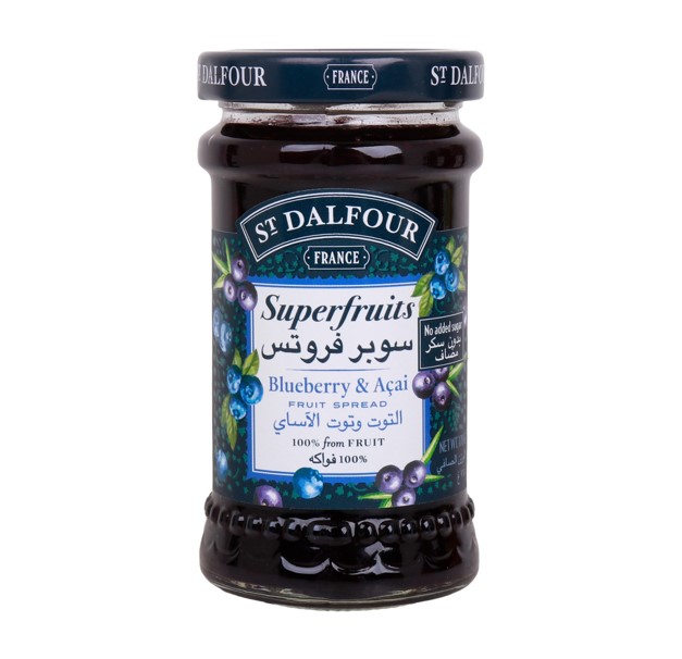 ST DALFOUR SUPERFRUITS BLUEBERRY & ACAI SPREAD 170G