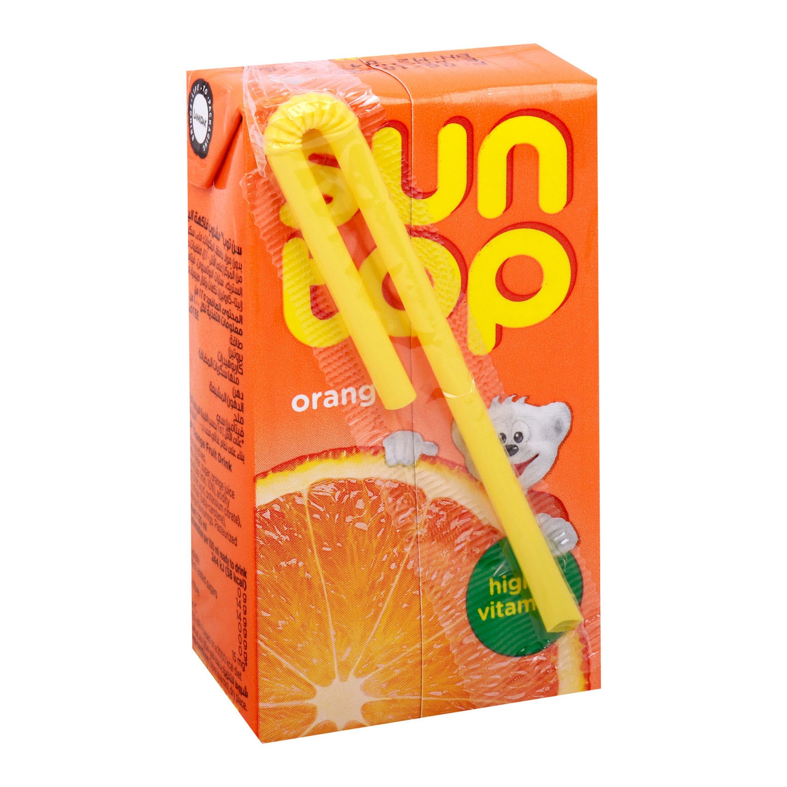 SUN TOP ORANGE DRINK 125ML 1 SUN TOP ORANGE DRINK 125ML