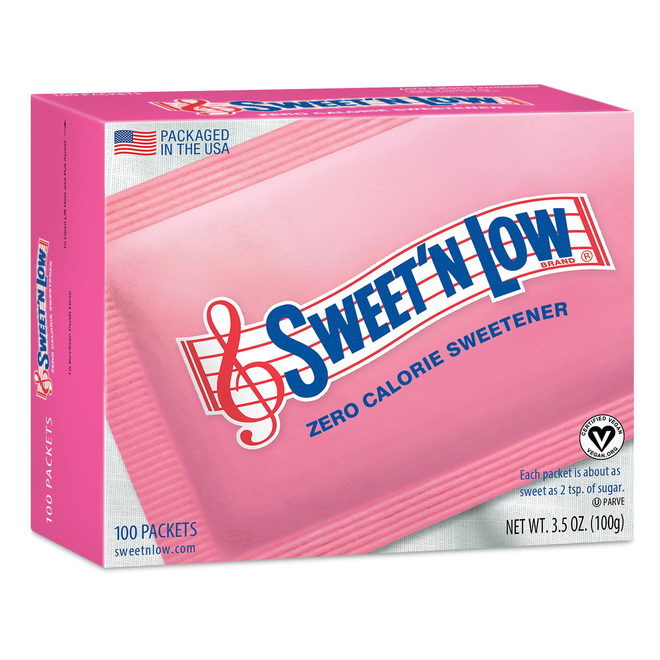 SWEET N LOW SUGARFREE SWEETENER SACHETS 100S