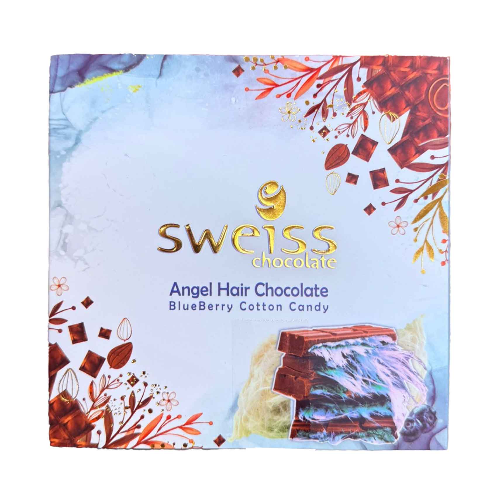 SWEISS ANGEL HAIR CHOCOLATE BLUEBERRY 100G