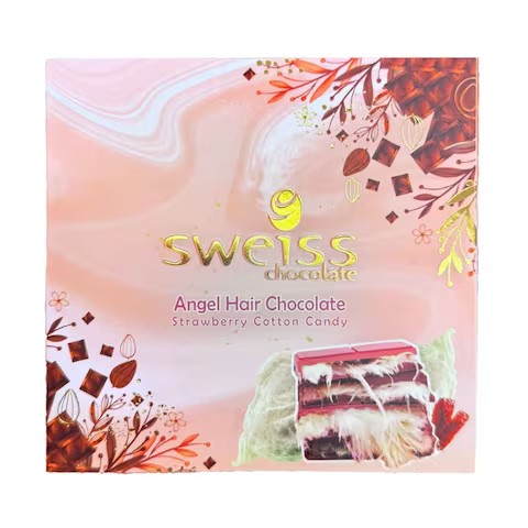 SWEISS ANGEL HAIR CHOCOLATE STRAWBERRY 100G