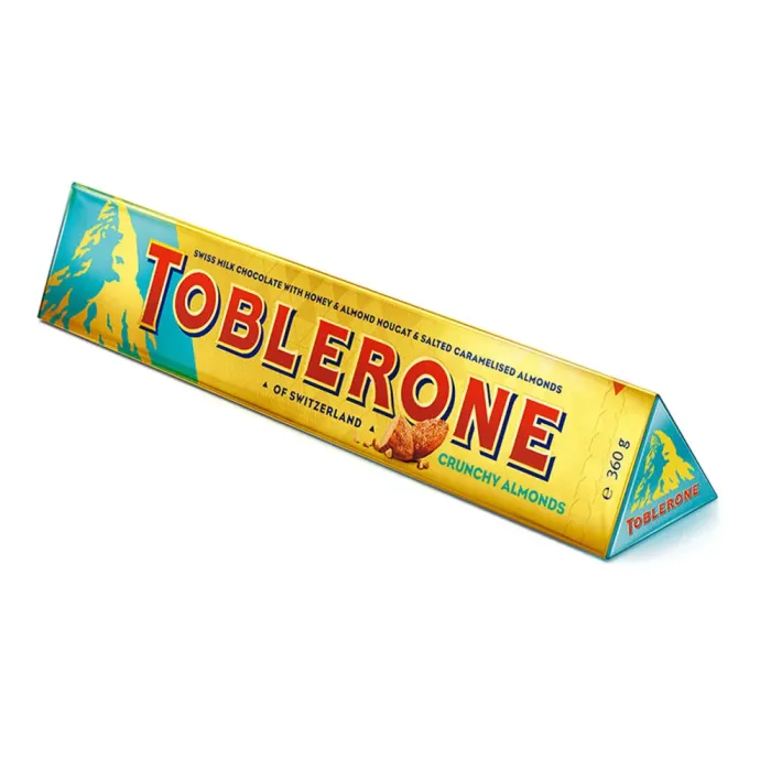TOBLERONE CHOCOLATE CRUNCHY ALMONDS 360G