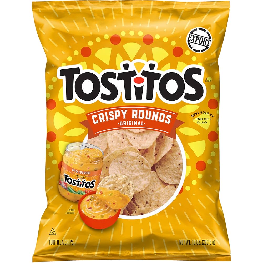 TOSTITOS TORTILLA CHIPS CRISPY ROUNDS 283G