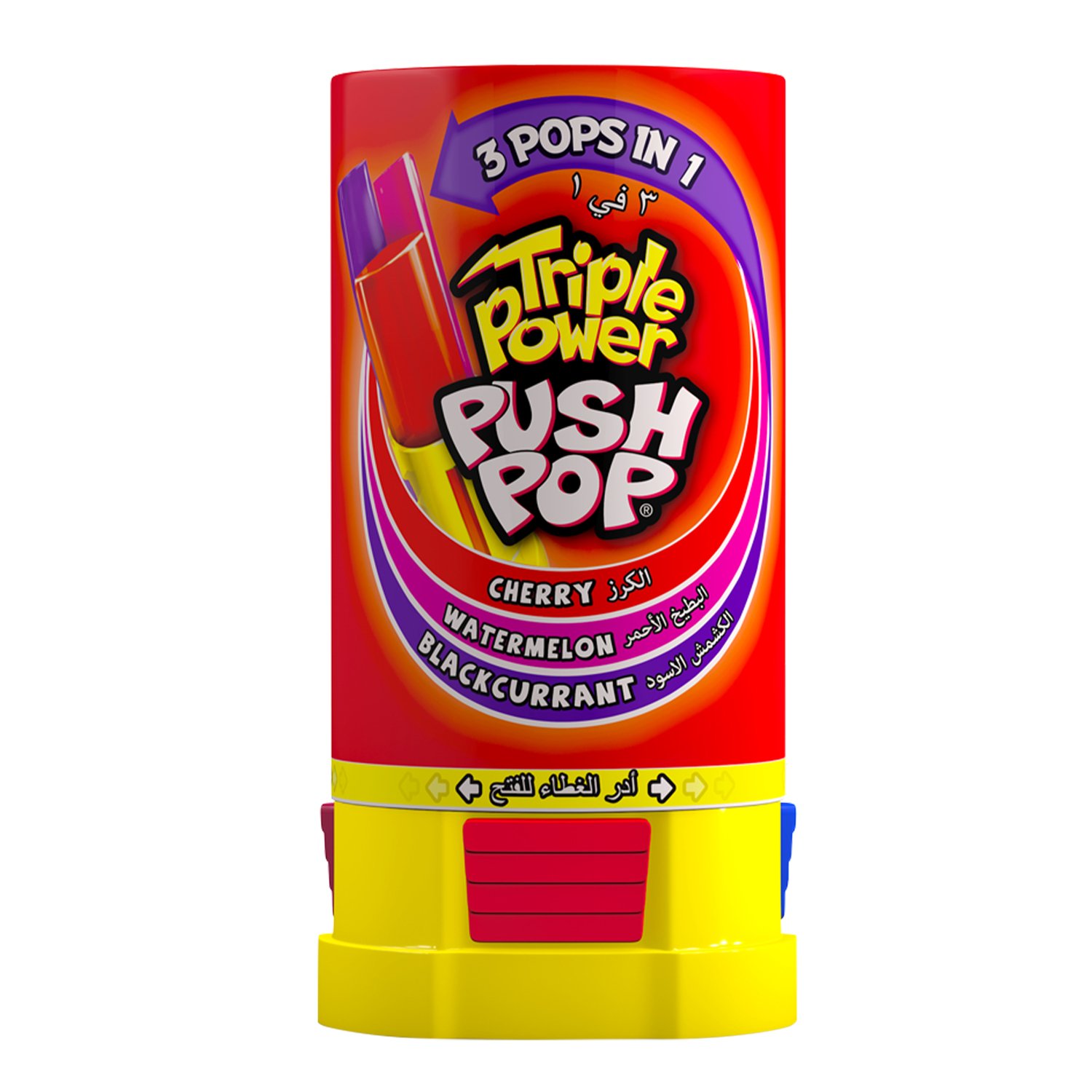 TRIPLE POWER PUSH POP CWB RED 34G