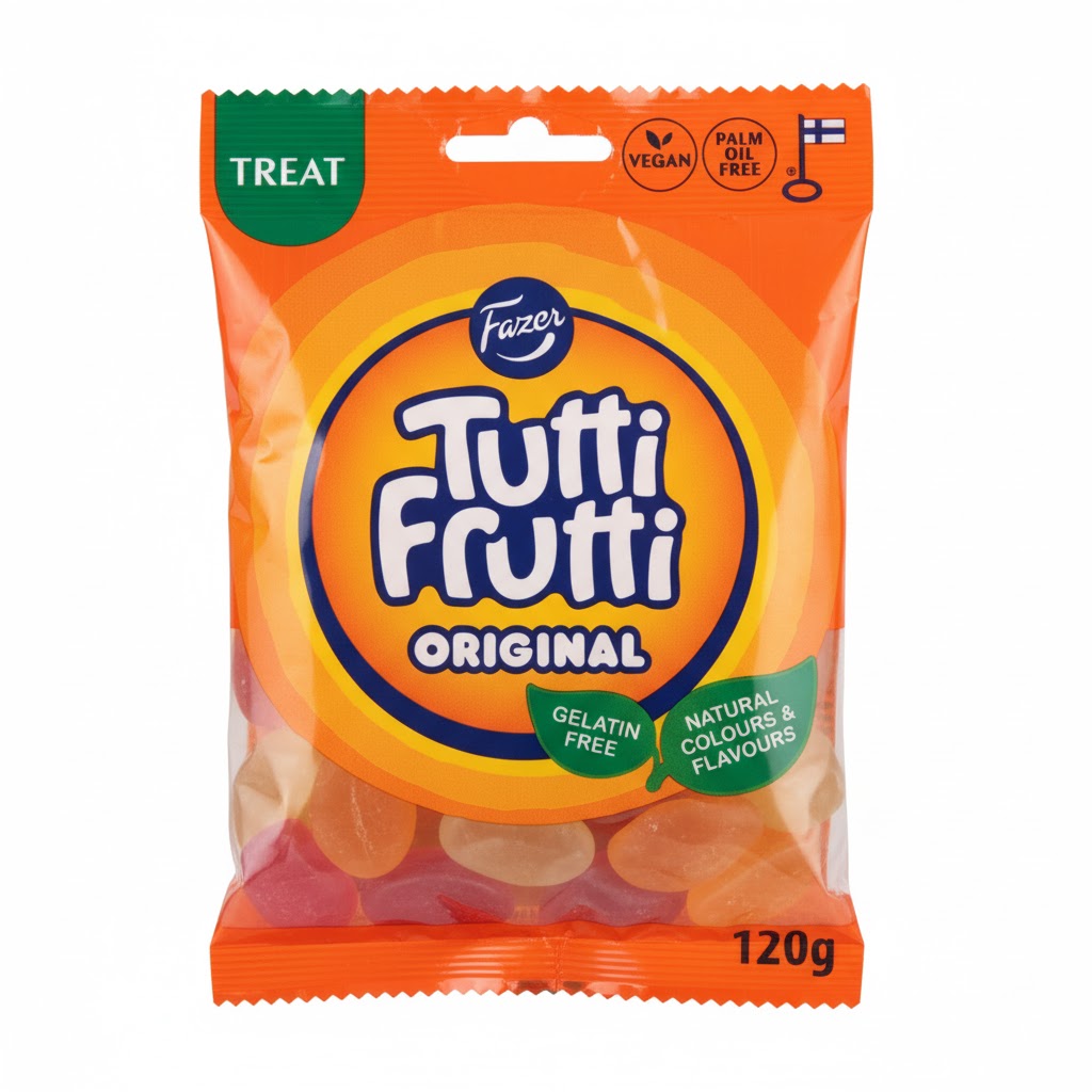 TUTTI FRUTTI GUMMY CANDY ORIGINAL 120G