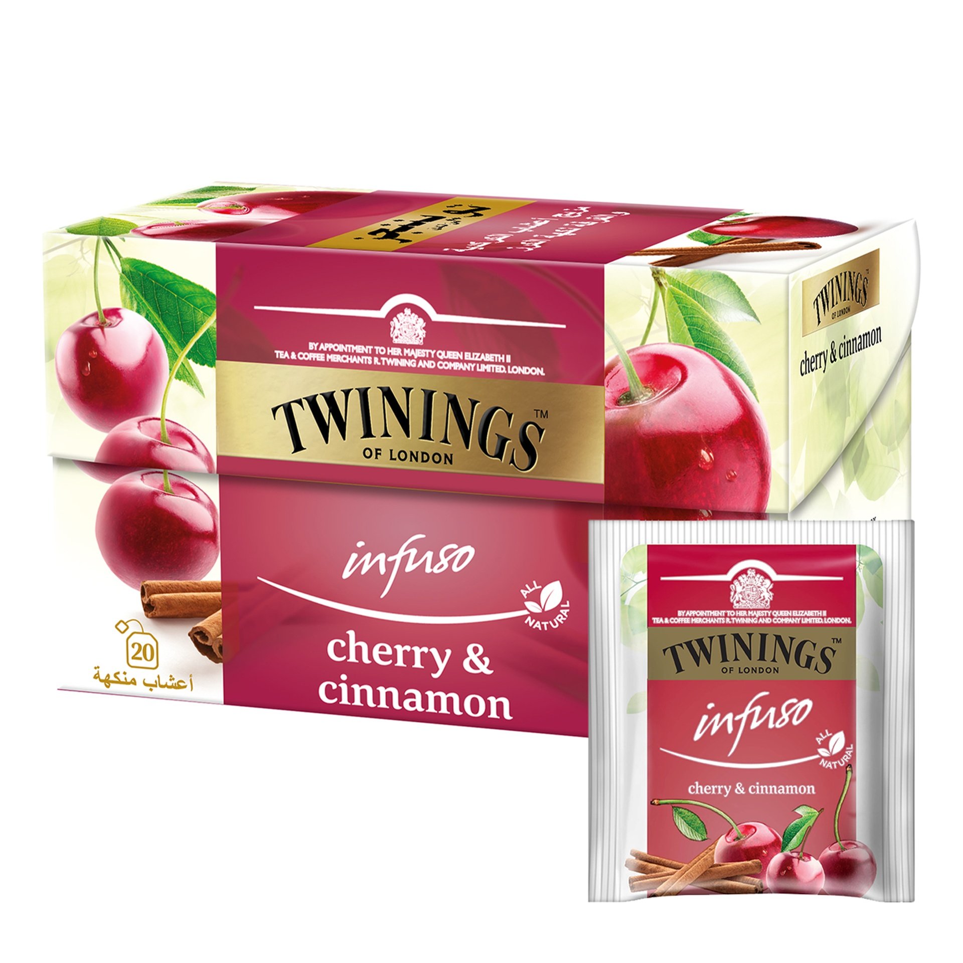 TWININGS INFUSO CHERRY & CINNAMON 20 S