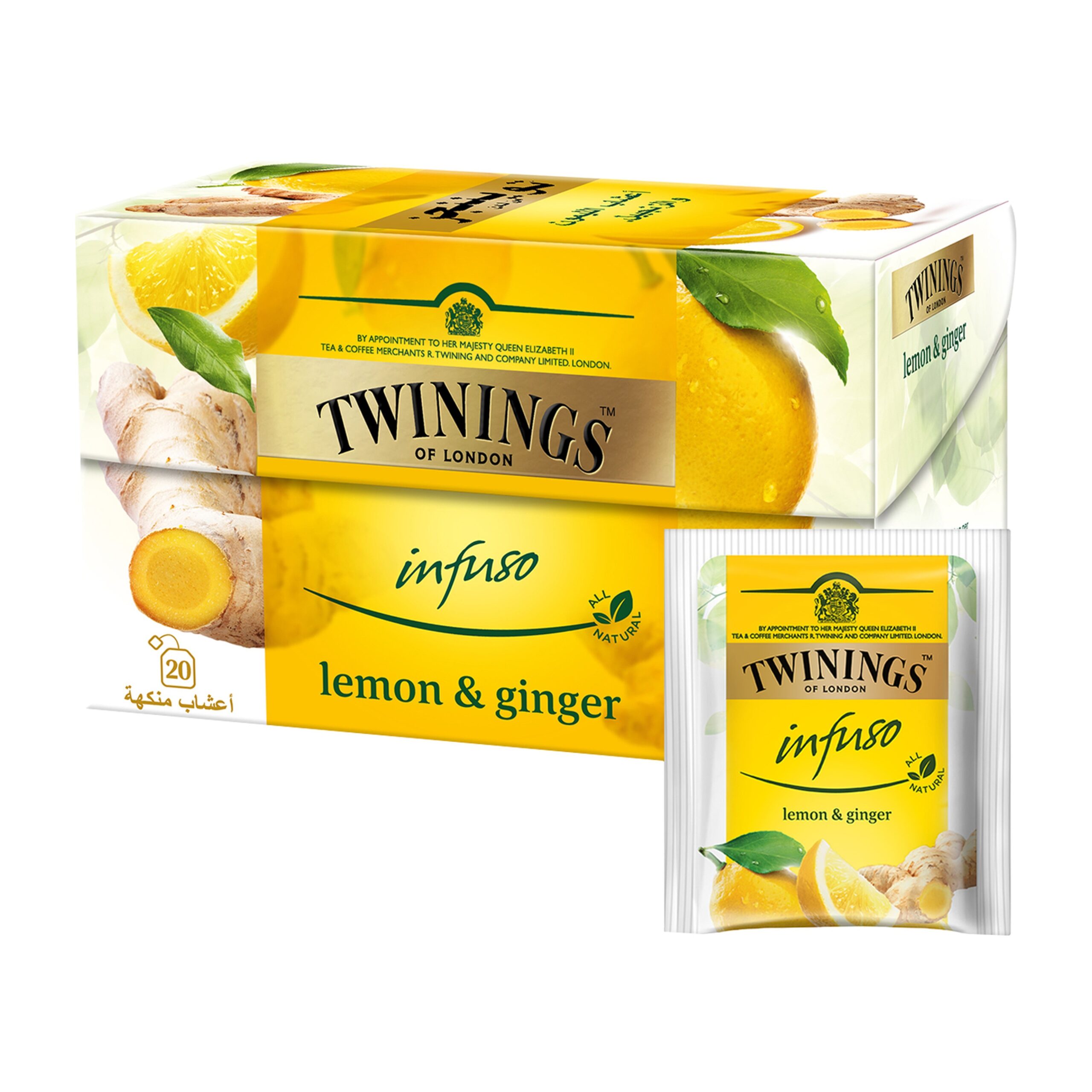 TWININGS INFUSO LEMON & GINGER 20 S
