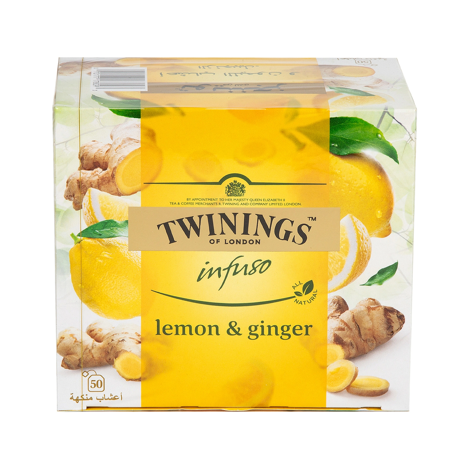 TWININGS INFUSO LEMON & GINGER 50 S