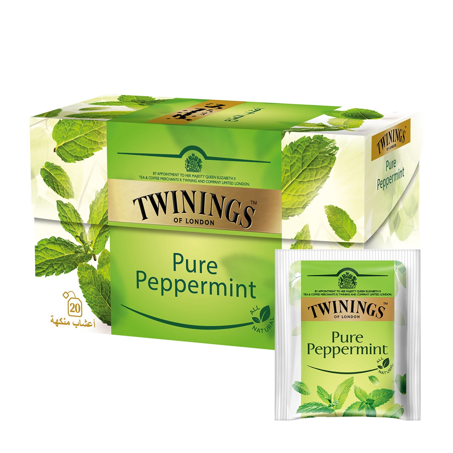 TWININGS INFUSO PURE PEPPERMINT 20S