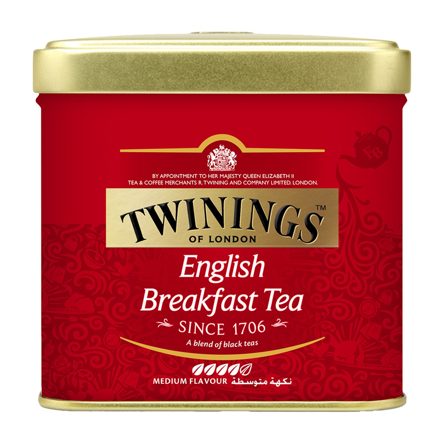 TWININGS LOOSE TEA ENG. BREAKFAST TIN 200GM