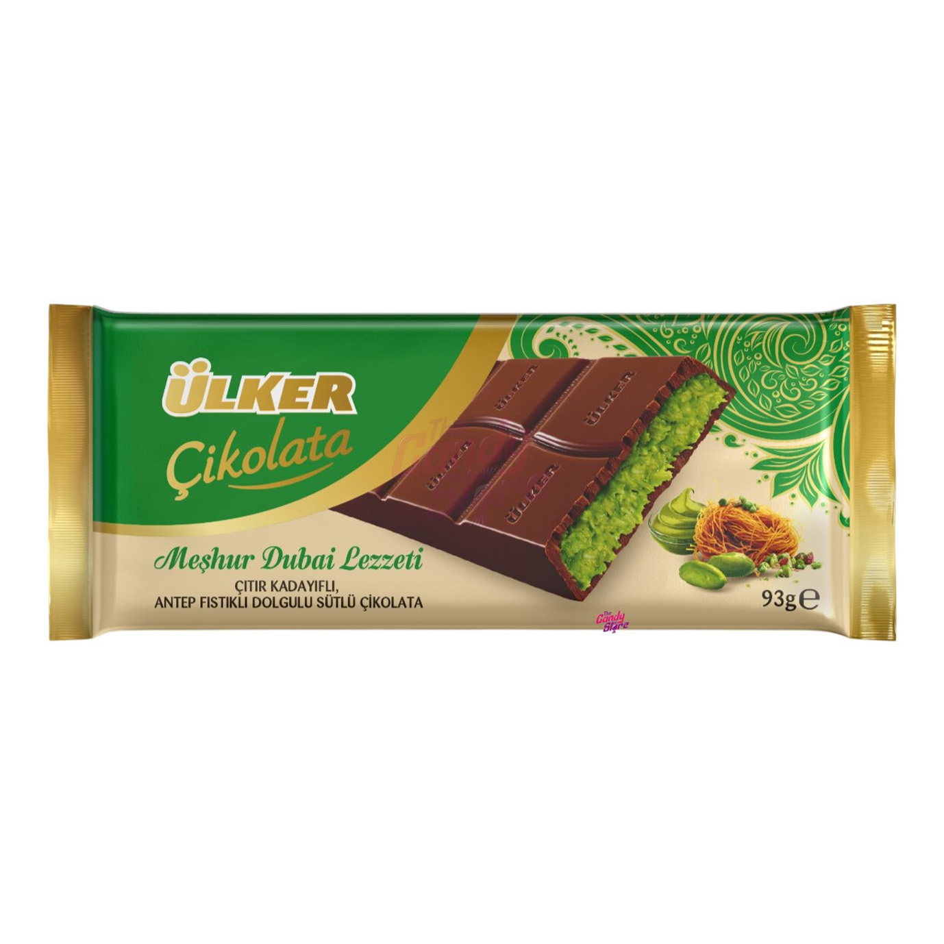 ULKER CHOCOLATE PISTACCHIO 93G