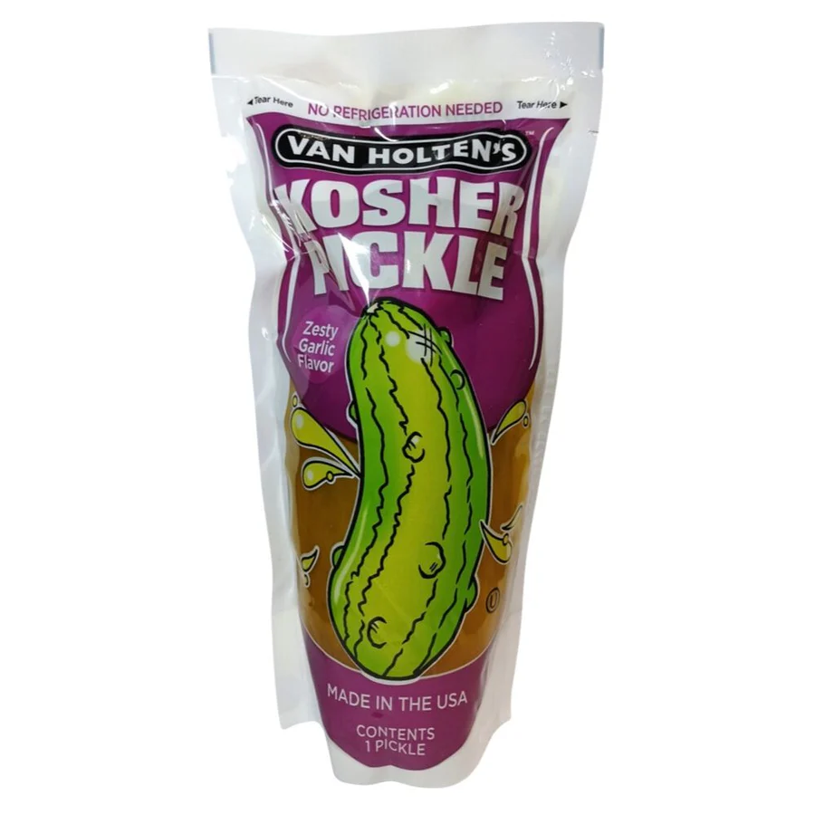 VAN HOLTENS KOSHER PICKLE ZESTY&GARLIC FLVR 30G