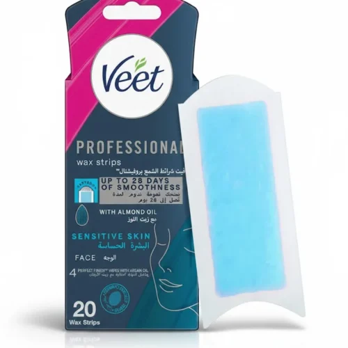 VEET WAX STRIPS PROFESSIONAL SENSITIVE FOR FACE 20NOS