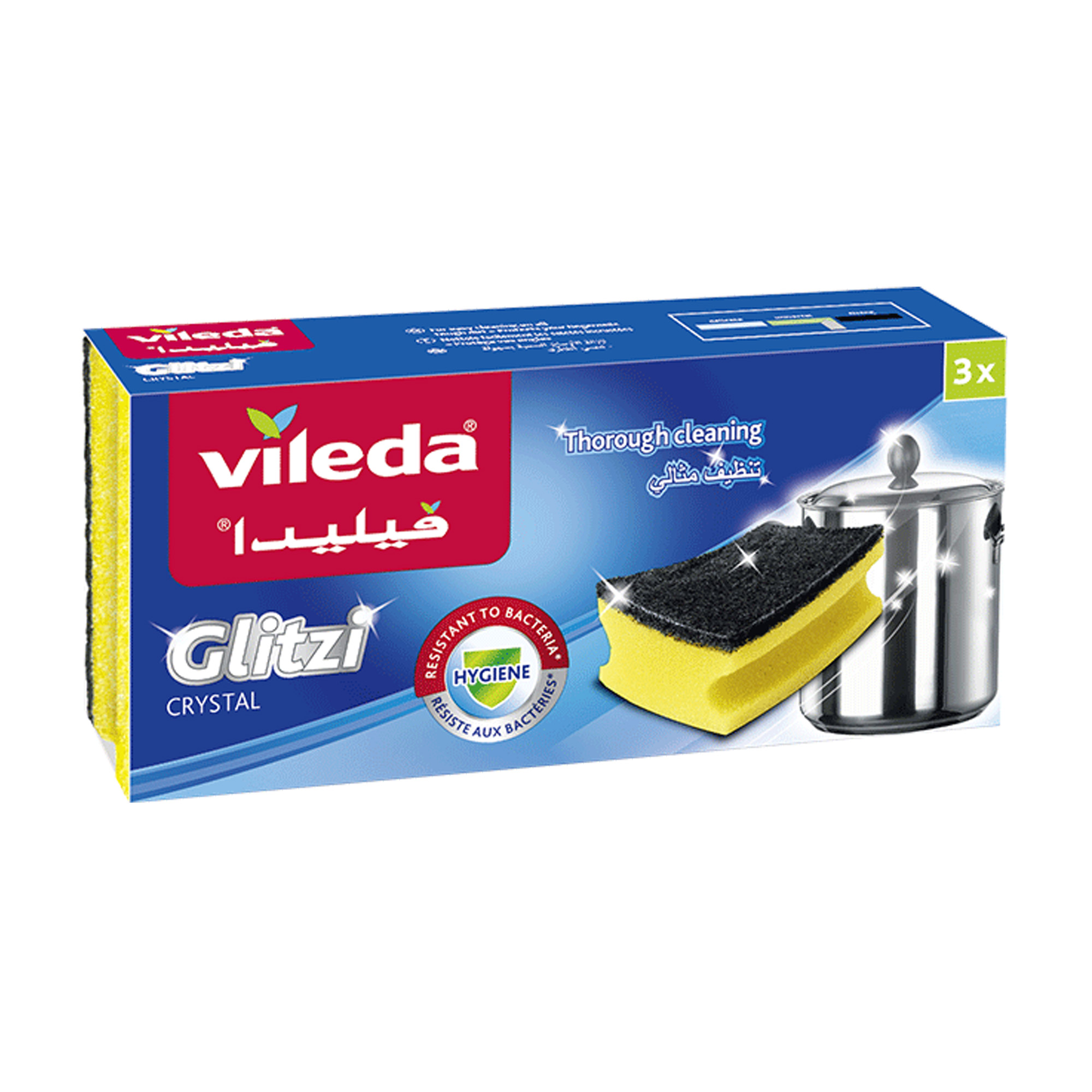 VILEDA GLITZI SPONGE CRYSTAL 3S