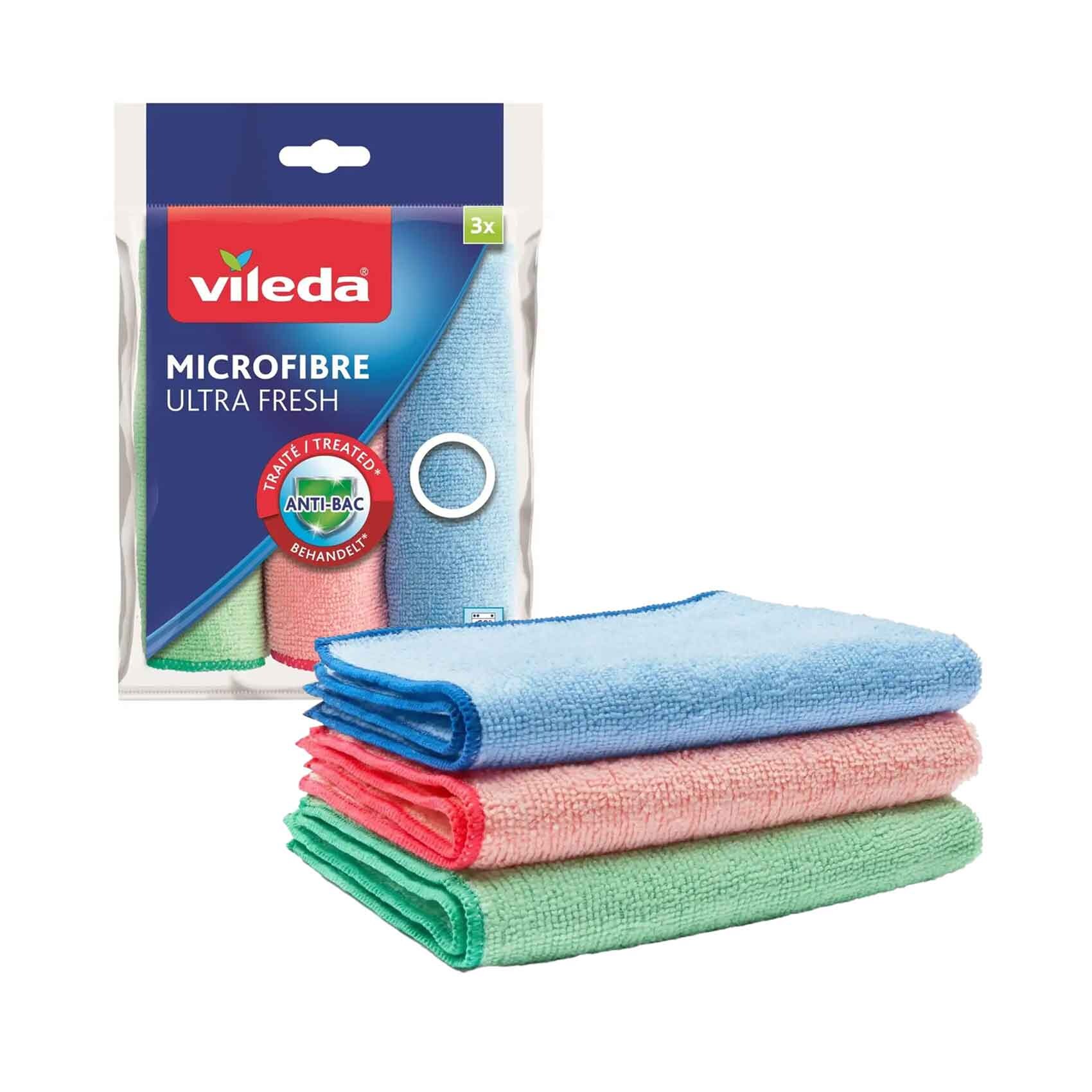 VILEDA MICROFIBRE CLOTH ULTRA FRESH 3S