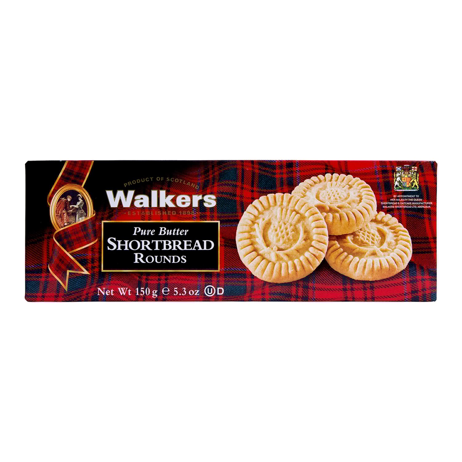 WALKERS ALMOND SHORTBREAD 150G
