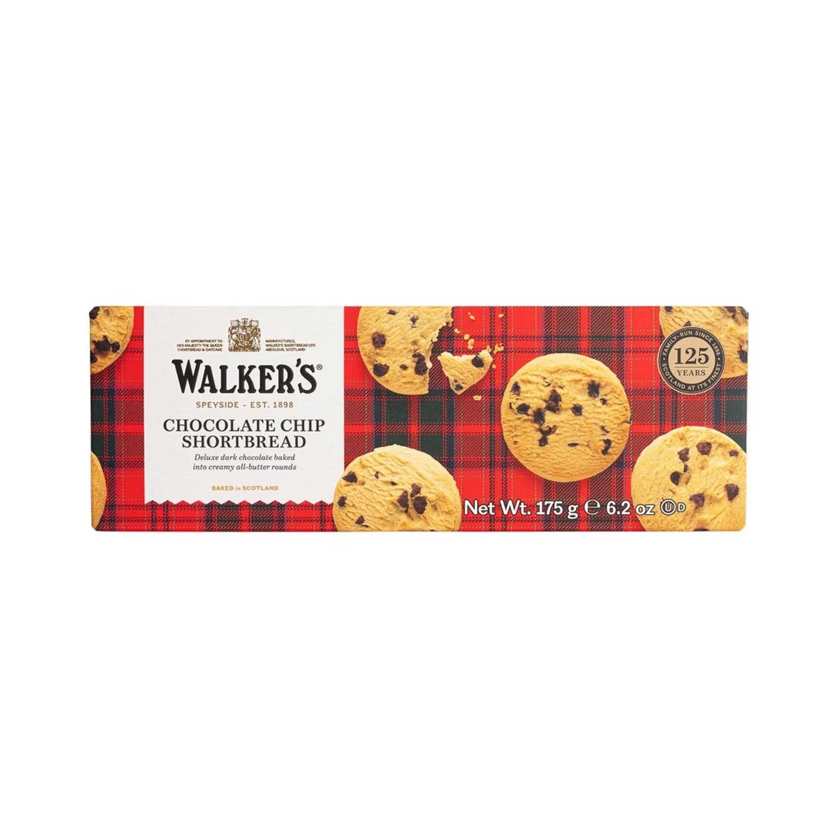 WALKERS CHOCOLATE CHIP SHORTBREAD 175G