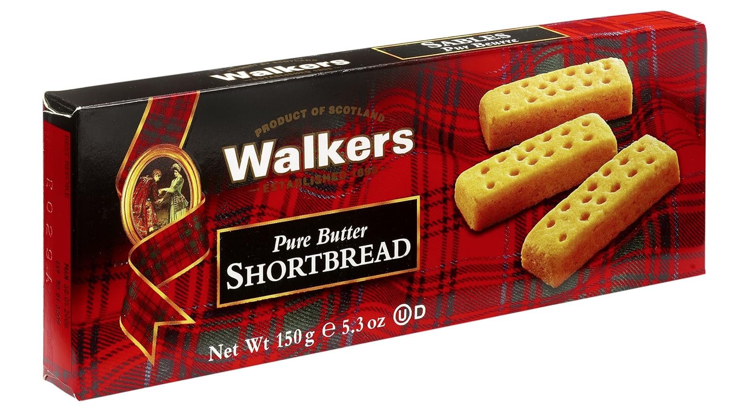 WALKERS SHORTBREAD FINGERS 150G