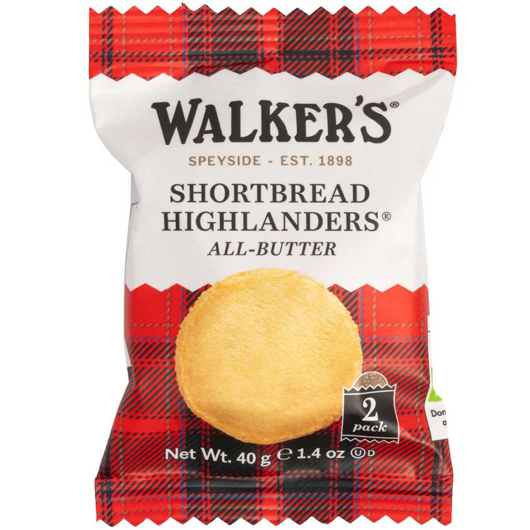 WALKERS SHORTBREAD HIGHLANDERS 40G