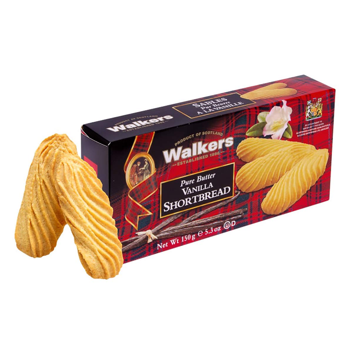 WALKERS VANILLA SHORTBREAD 150G