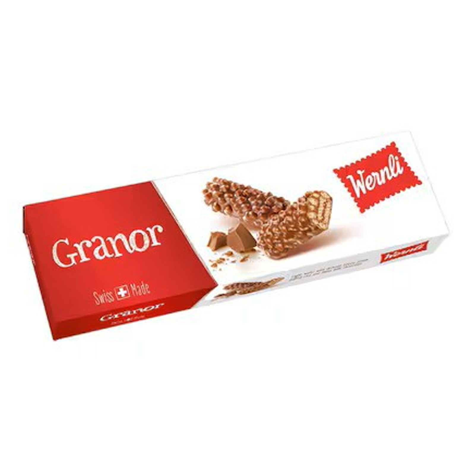 WERNLI GRANOR MILK CHOCOLATE WAFER 100G