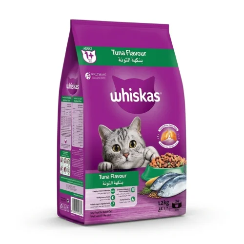 WHISKAS CAT FOOD TUNA FLAVOUR 1.2KG