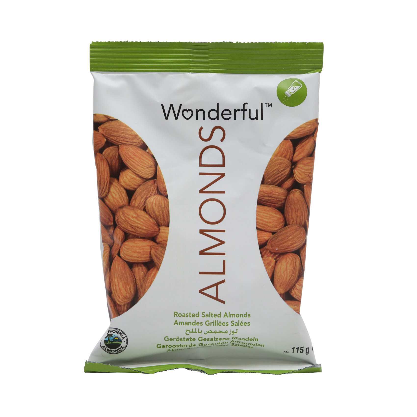 WONDERFUL ALMONDS POUCH 115G