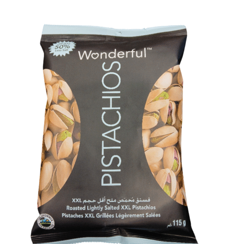 WONDERFUL PISTACHIOS POUCH LIGHTLY SALTED 115G