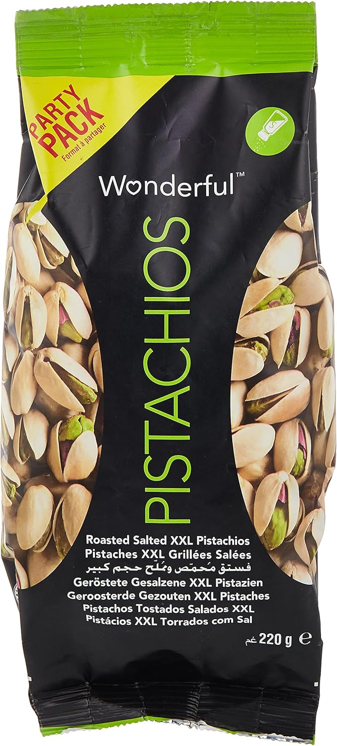 WONDERFUL PISTACHIOS ROASTED & SALTED 220G