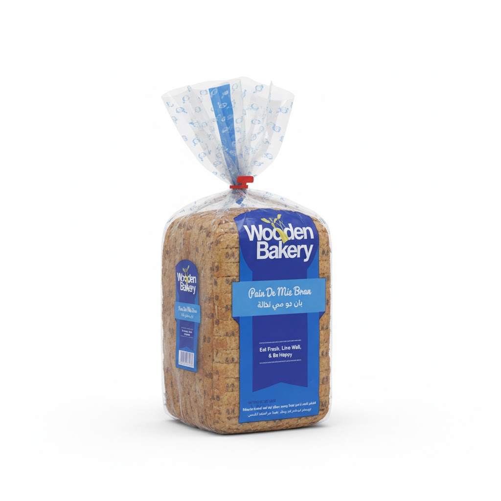 WOODEN SLICED BREAD BROWN 400G
