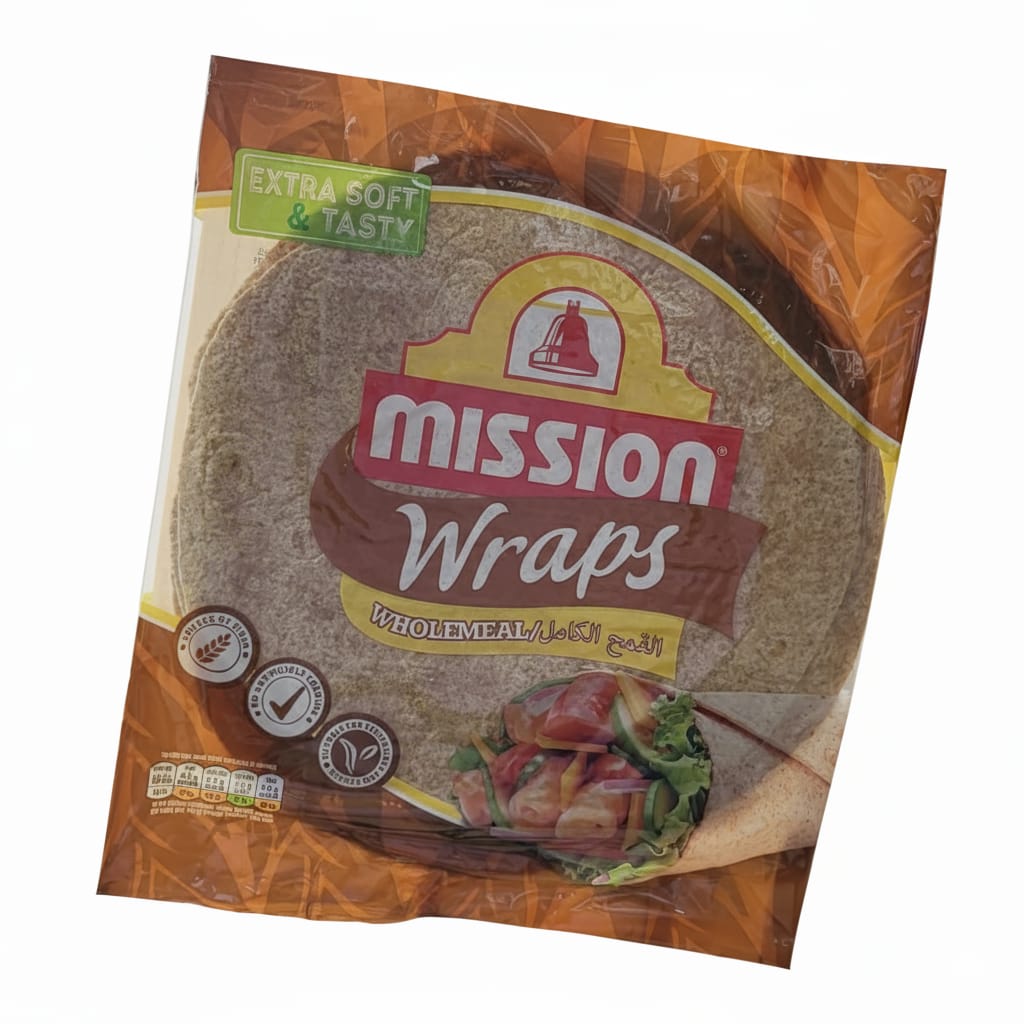 MISSION WHOLE WHEAT TORTILLA 378G