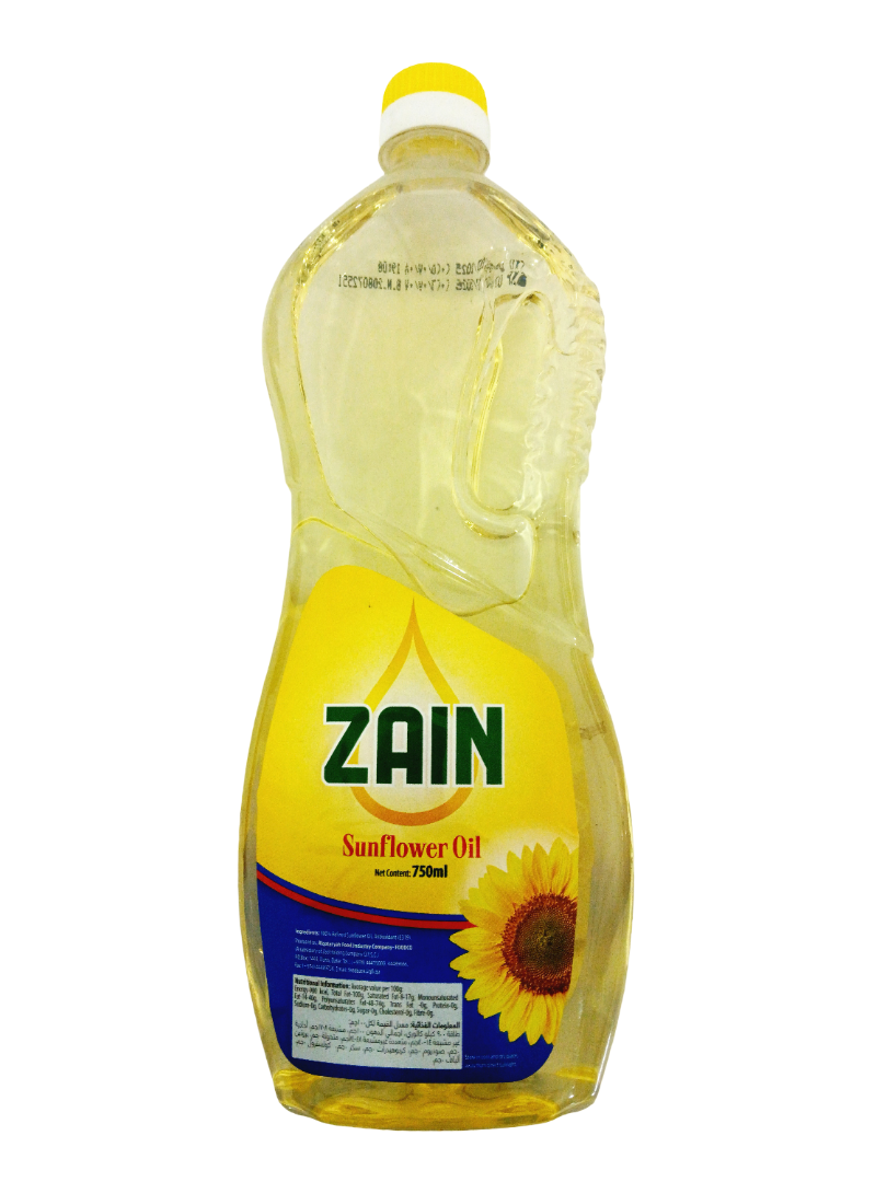 ZAIN SUNFLOWER OIL 750ML