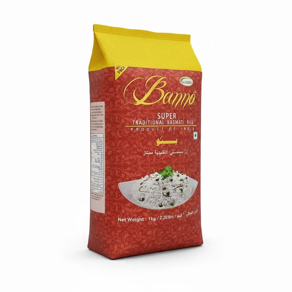 BANNO SUPER BASMATI RICE 1KG BANNO SUPER BASMATI RICE 1KG