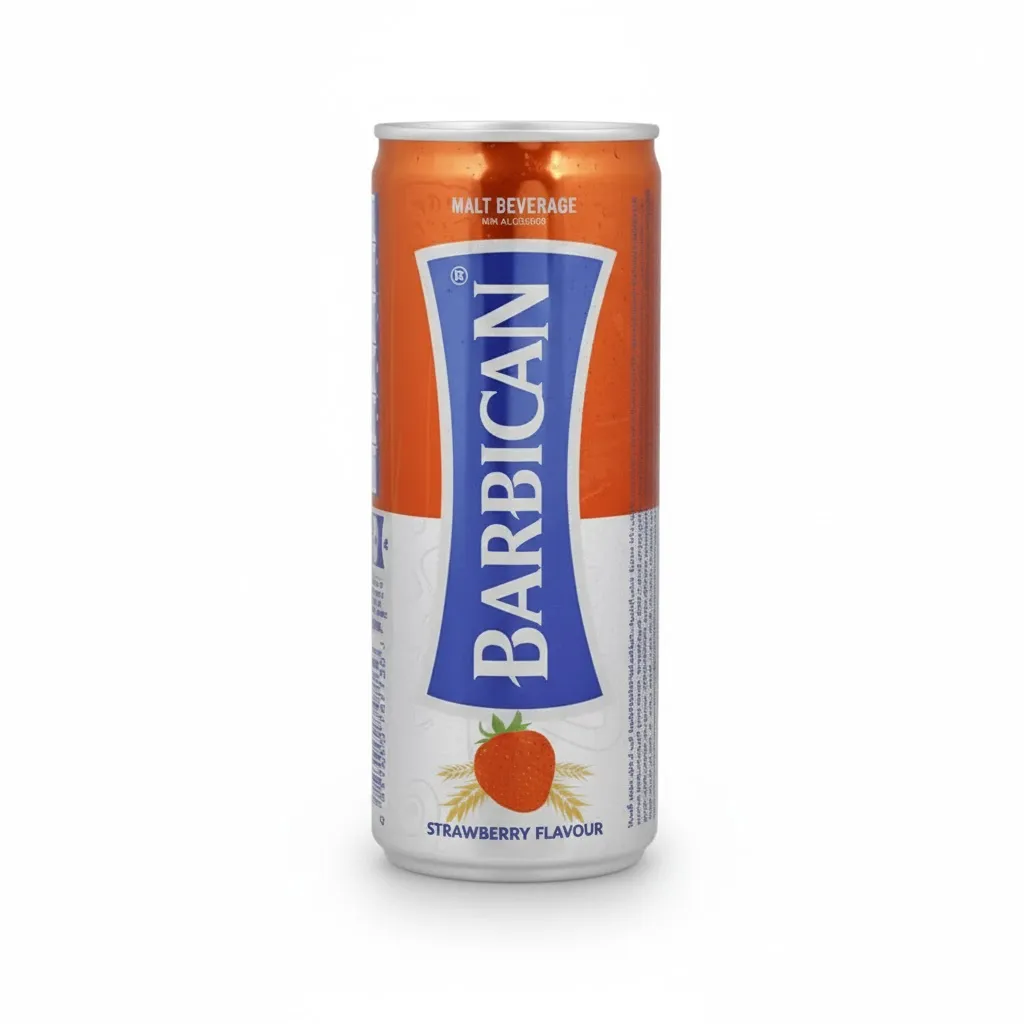 BARBICAN MALT BEVERAGE STRAWBERRY CAN 250ML