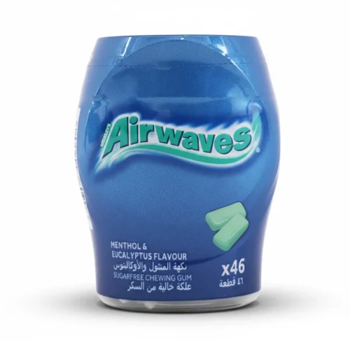 AIRWAVES CHEWING GUM MENTHOL EUCALYPTUS 46PCS