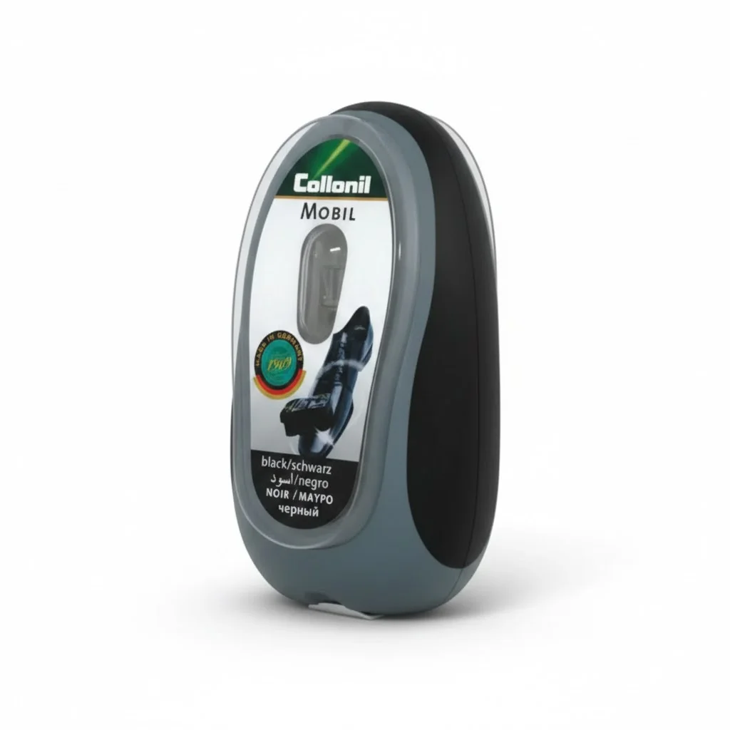 COLLONIL MOBIL SHOE SPONGE WITH LIQUID BLACK