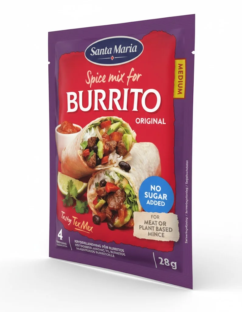SANTA MARIA SPICE MIX BURRITO MEDIUM 28G
