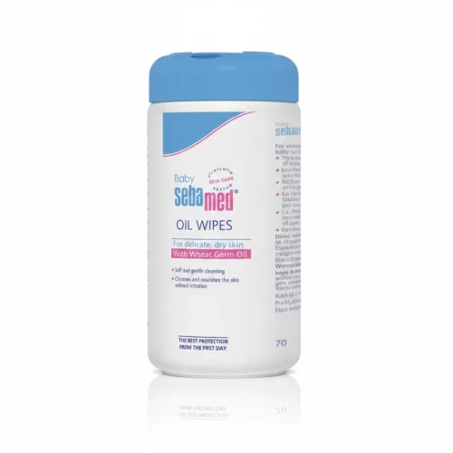 SEBAMED BABY OIL WIPES 70PCS