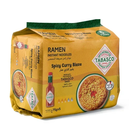 TABASCO RAMEN INSTANT NOODLES SPICY CURRY BLAZE 75G X 5