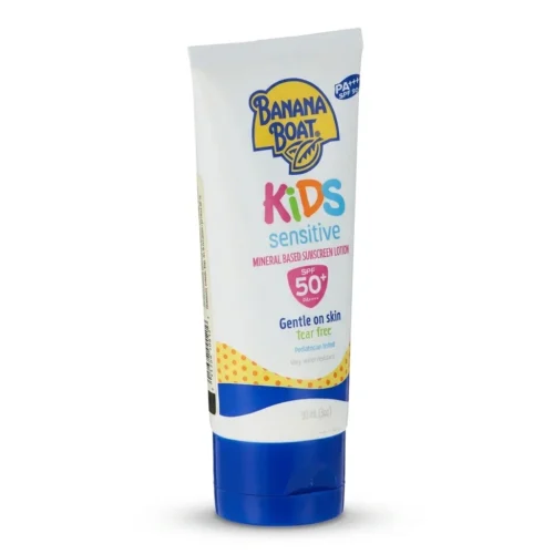 BANANA BOAT KIDS SENSITIVE SUNSCREEN LOTION SPF50+ 90ML