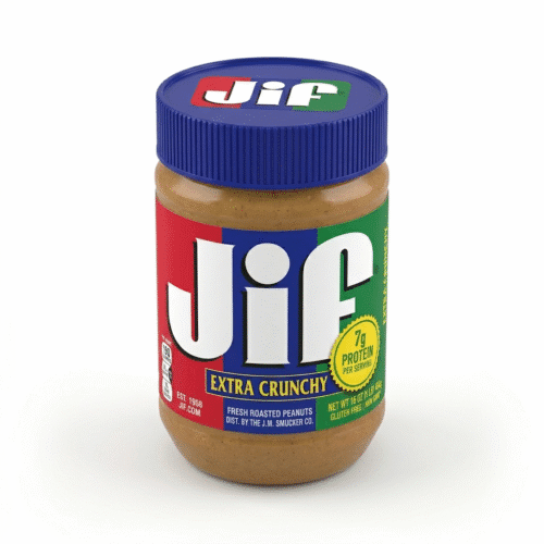 JIF PEANUT BUTTER EXTRA CRUNCHY 454G