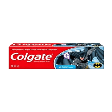 Home Colgate Kids Boys Fluoride Toothpaste 6+ Batman, 50ml