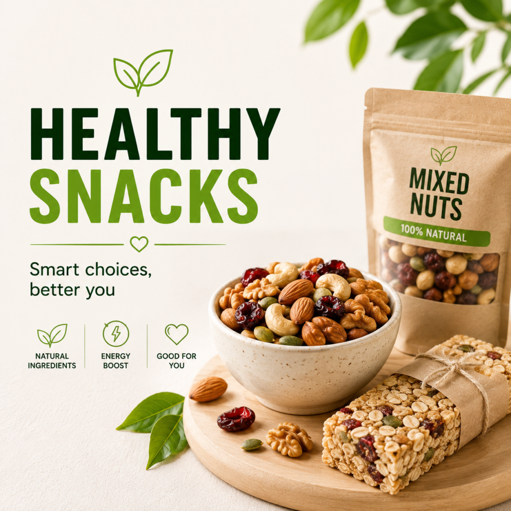 Healthy Snacks banner