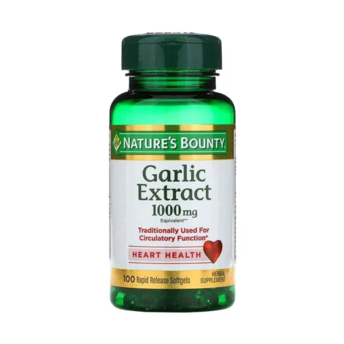Home Natures bounty garlic extract