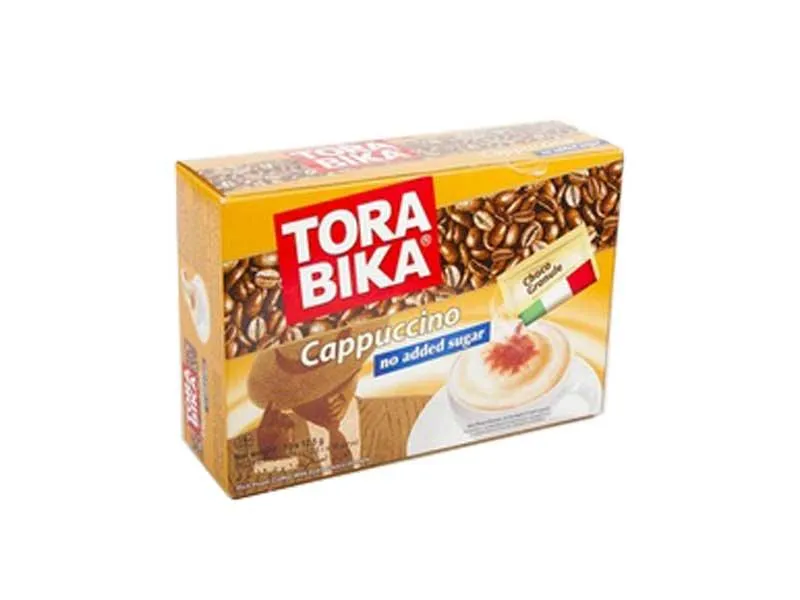 TORA BIKA NO ADDED SUGAR CAPPUCINO BOX 25g X 10 Tora Bika No added sugar cappucino