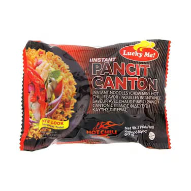 LUCKY ME PANCIT CANTON NOODLES HOT CHILLI 60G X 5