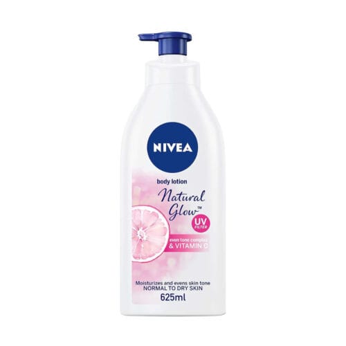 Nivea Body Lotion 5in1 Natural Glow Moisturizes & Even Skin Tone For Normal To Dry Skin 400ml