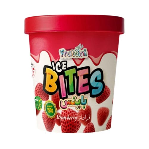 FRUTTINI ICE BITES STRAWBERRY 150G