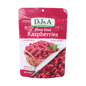 DJ&A FREEZE DRIED RASPBERRIES 20G